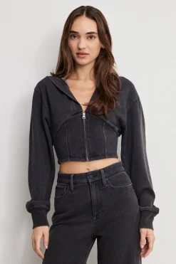 jeanius zip up hoodie