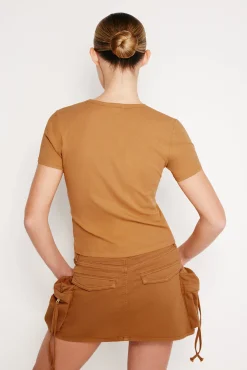 lightweight slim cotton tee