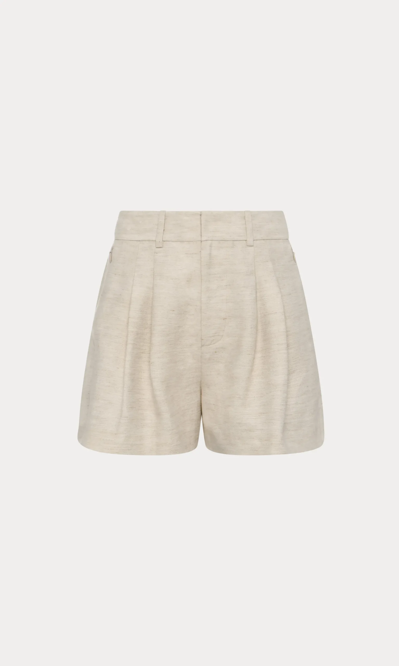 linen trouser shorts