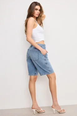 lite linen bermuda short