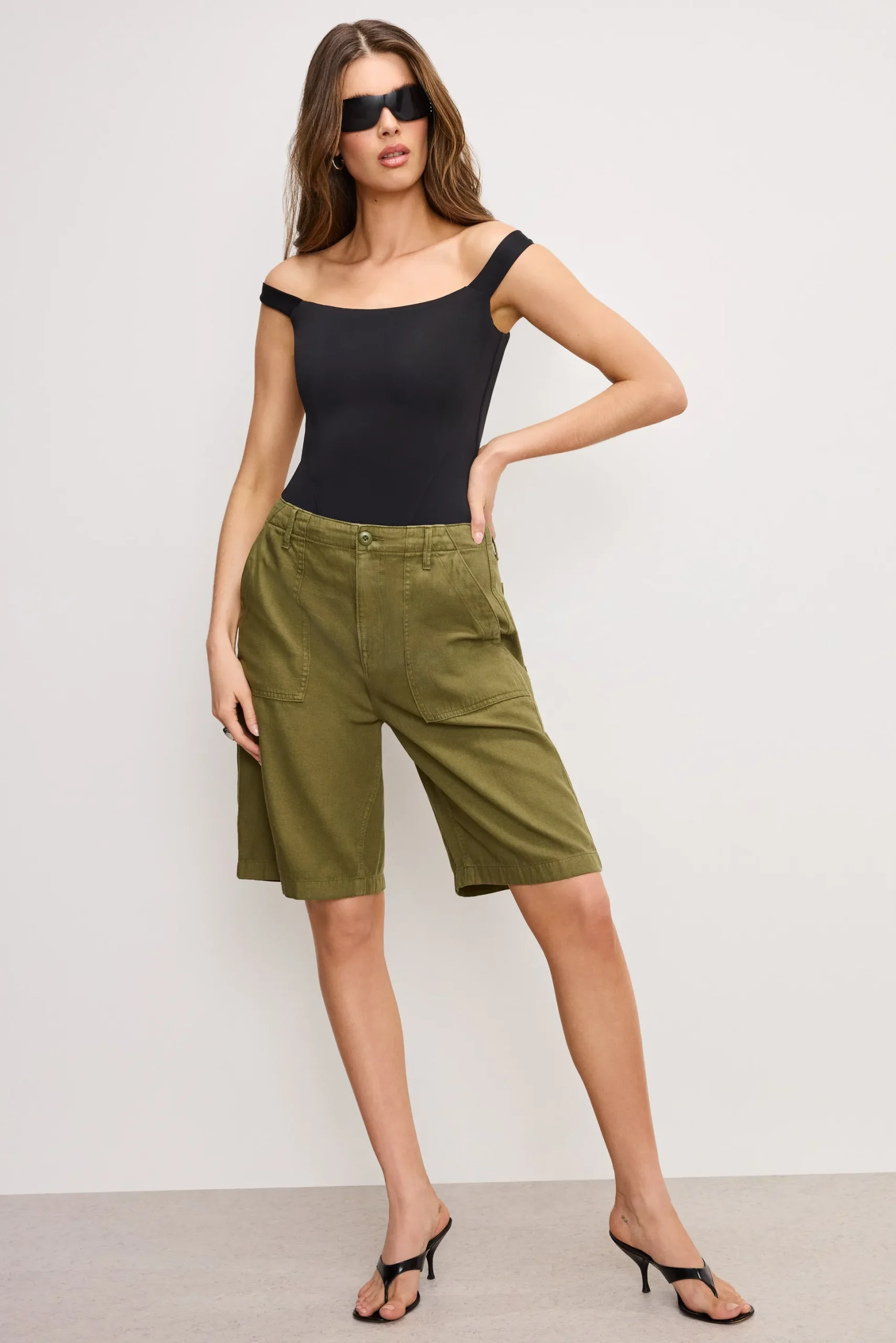 lite linen bermuda short