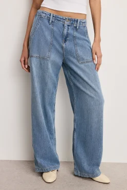 lite linen denim pants