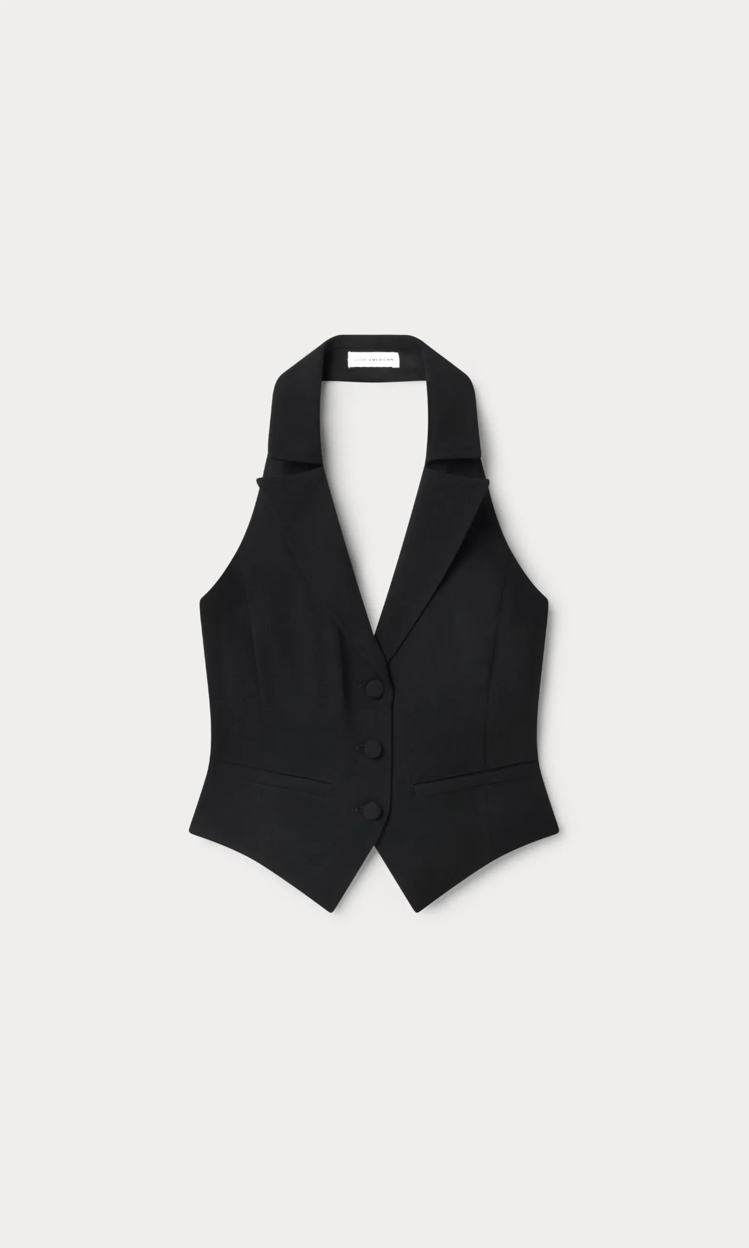 luxe suiting halter vest