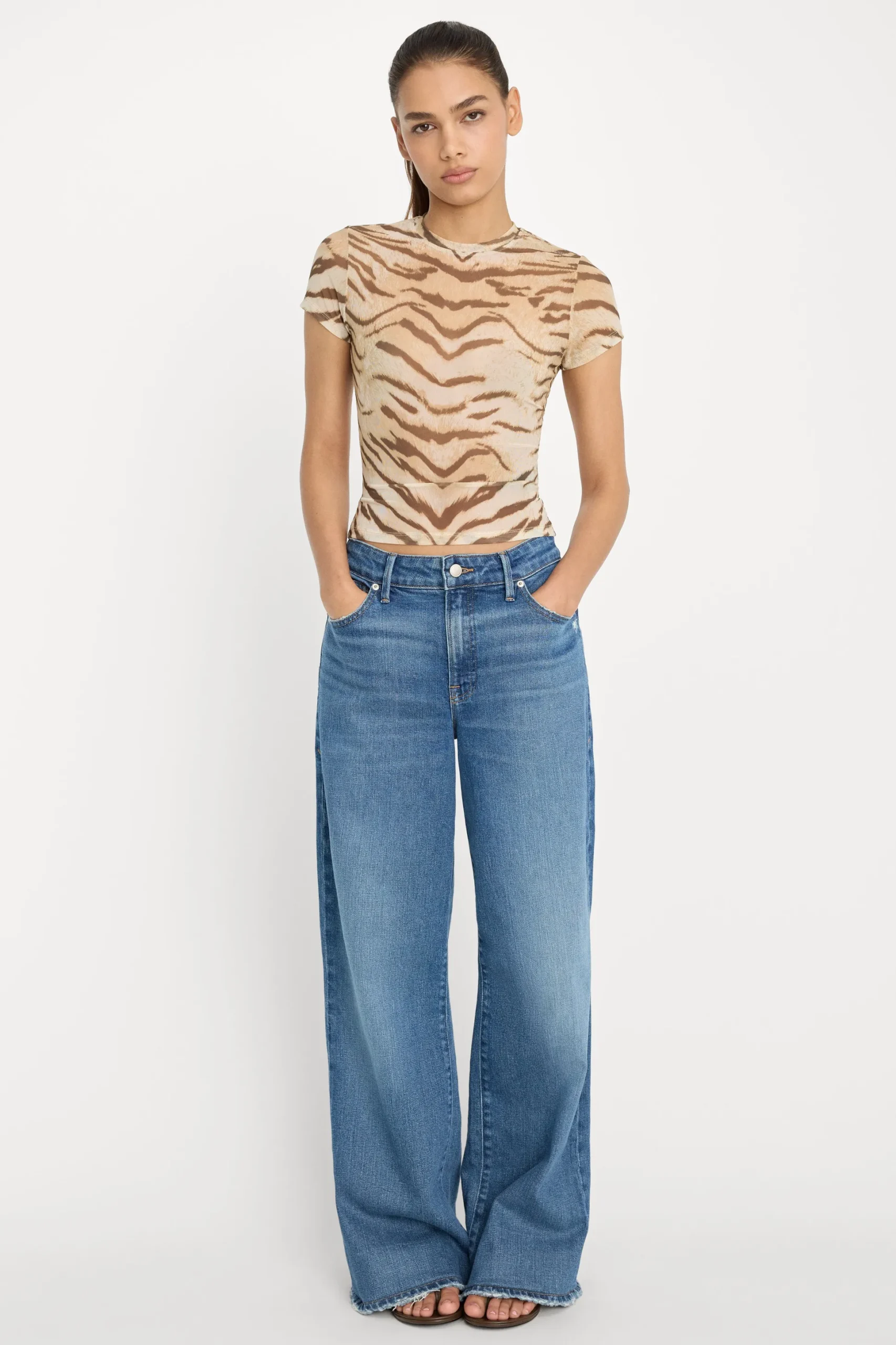 mesh baby tee