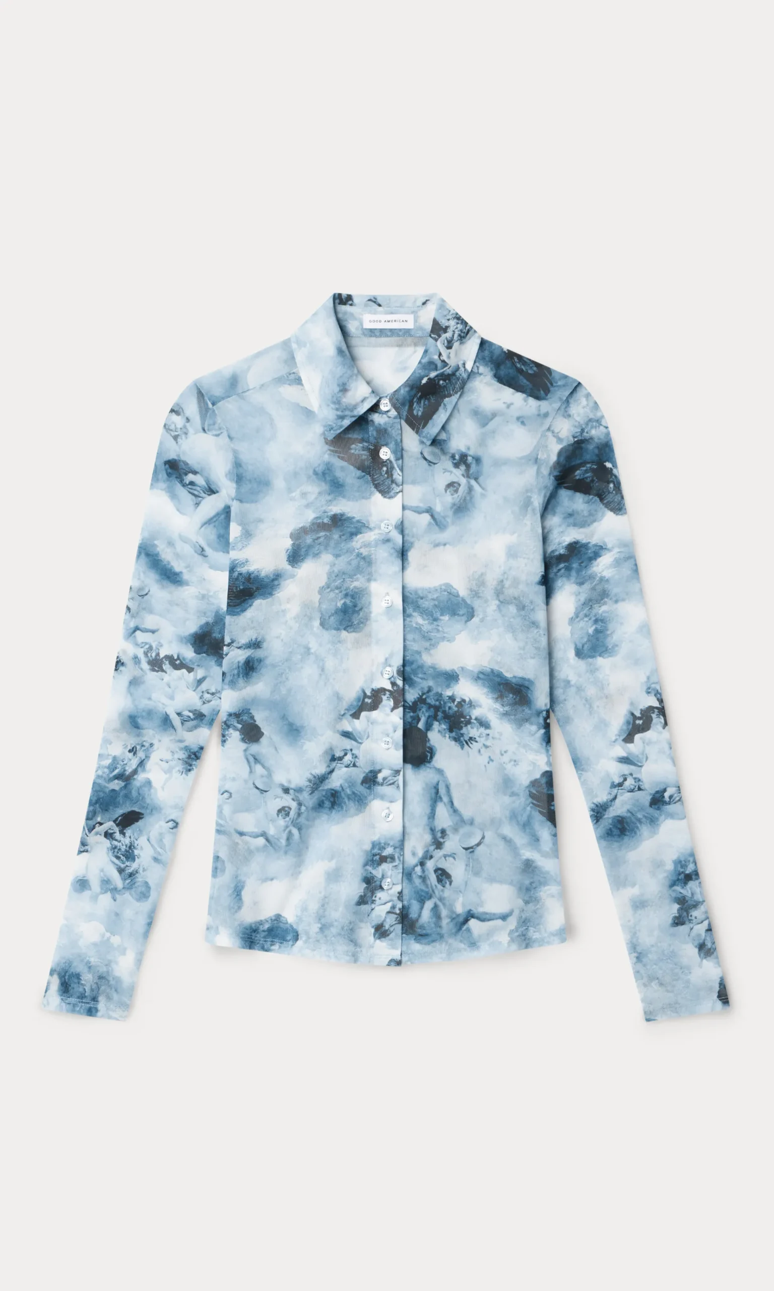 mesh button up top