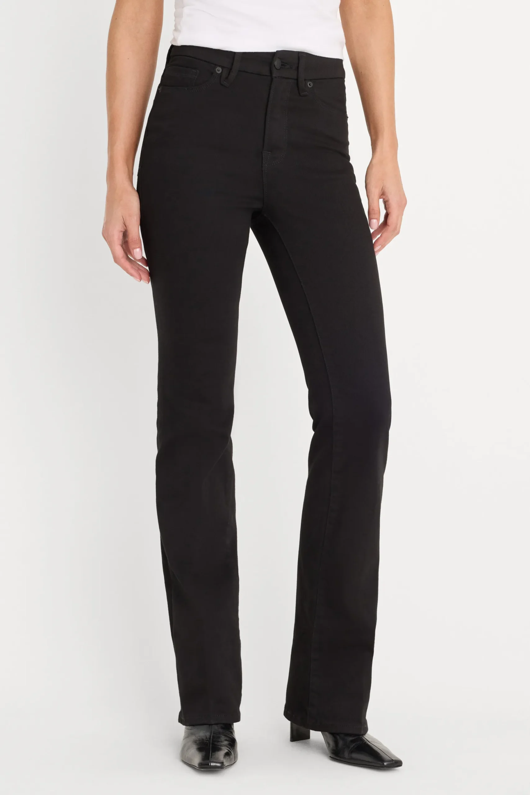 never fade good classic slim bootcut jeans