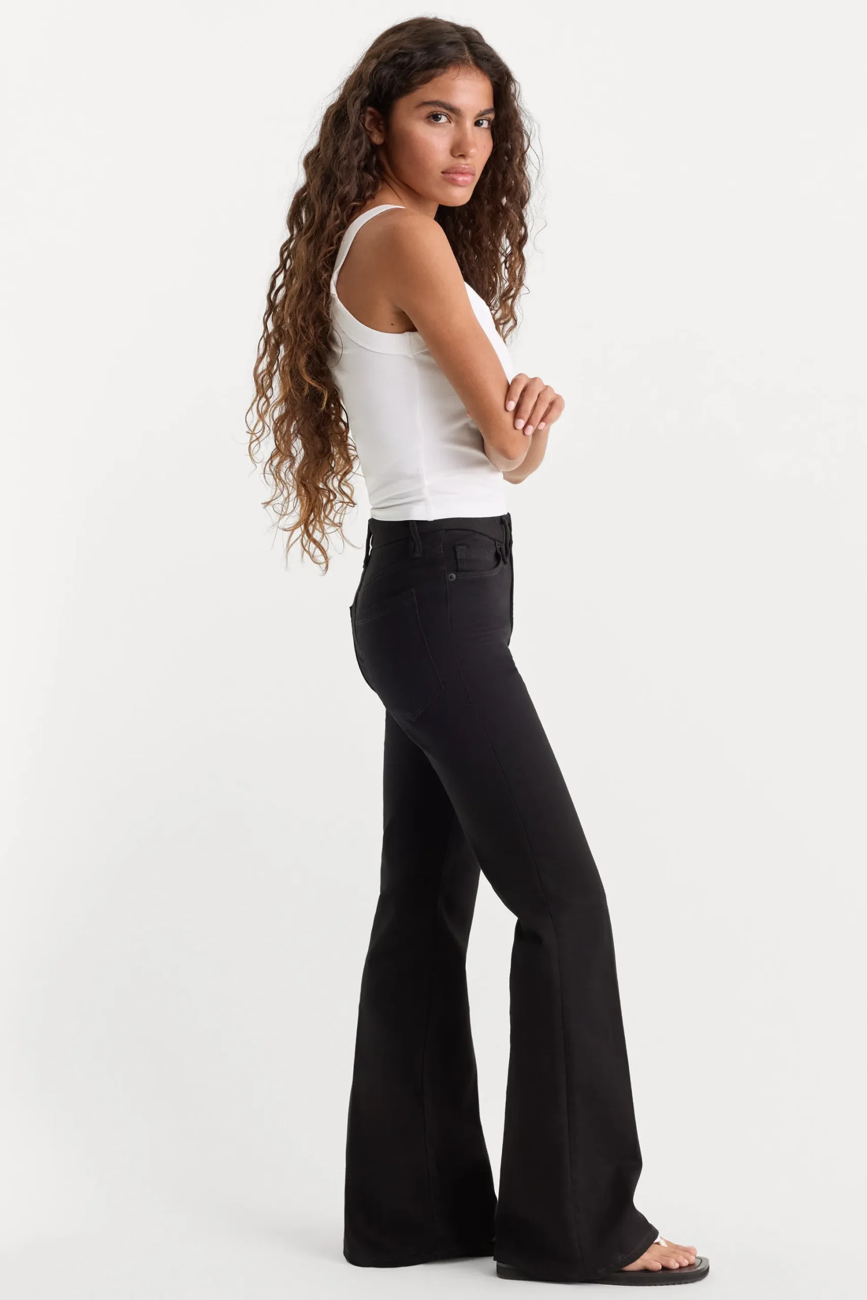 never fade good petite flare jeans