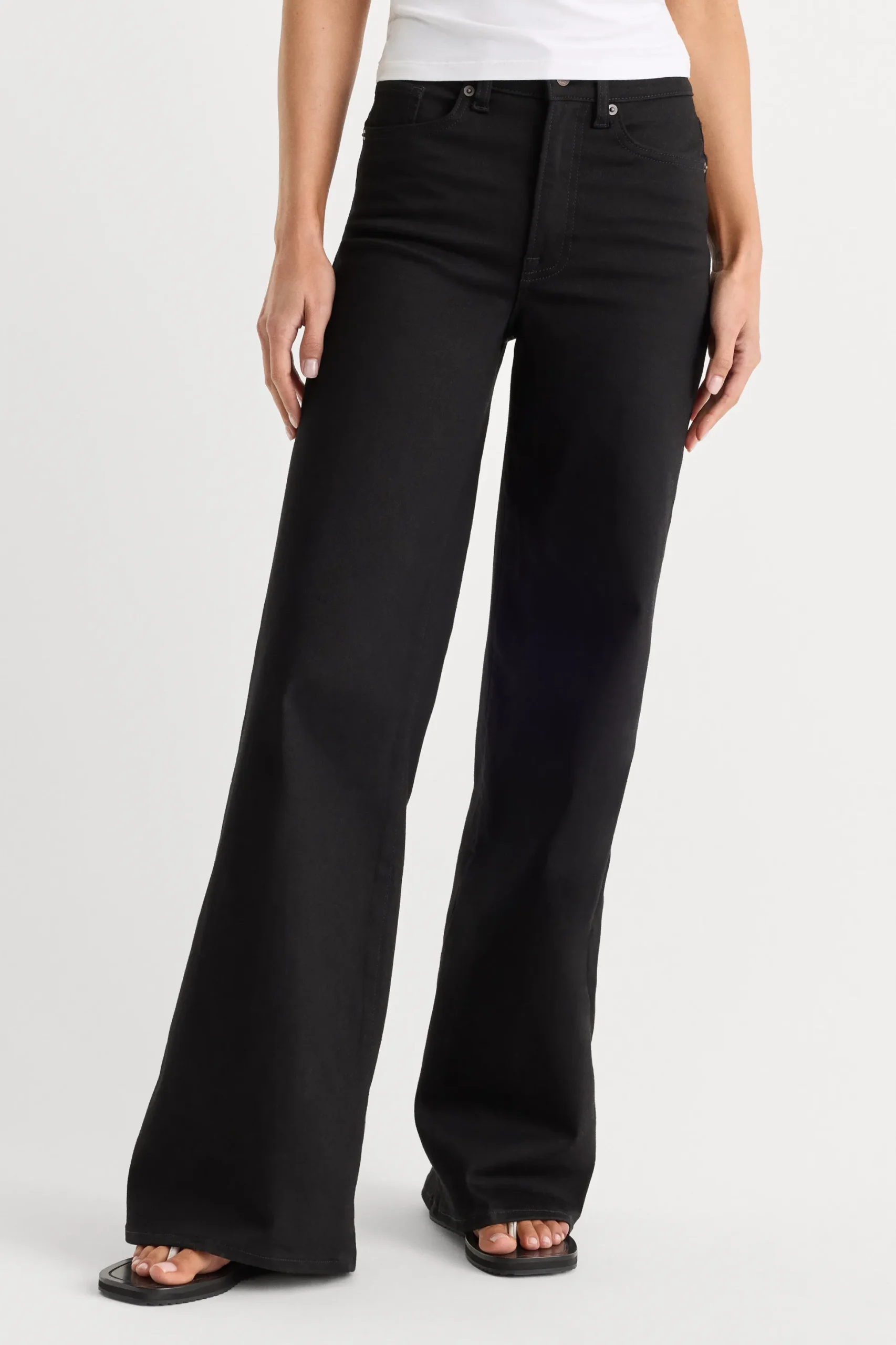 never fade good waist palazzo jeans