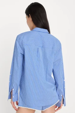 poplin classic boxy shirt