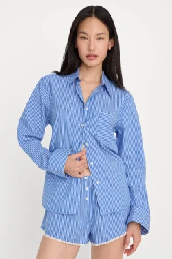 poplin classic boxy shirt