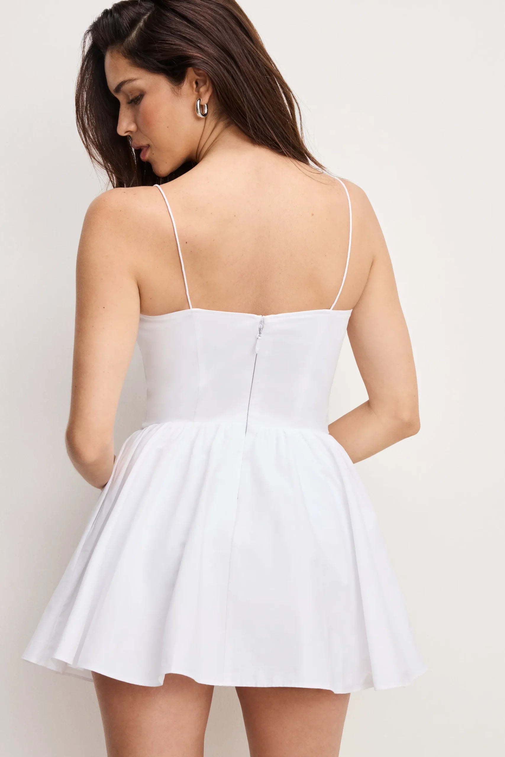 poplin mini dress