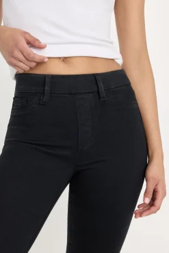 power stretch pull-on skinny jeans