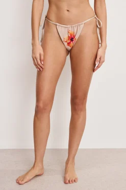 satin tiny ties bikini bottom