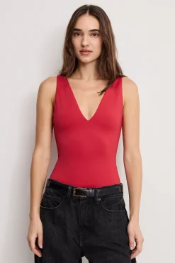 sculpting deep v bodysuit