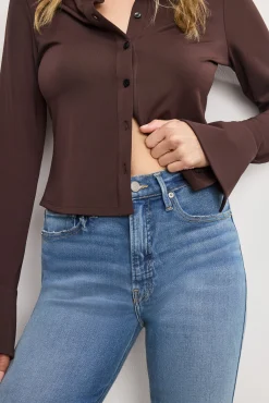 soft tech good kick flare jeans