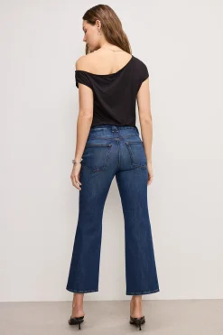 soft tech good legs cropped mini boot jeans