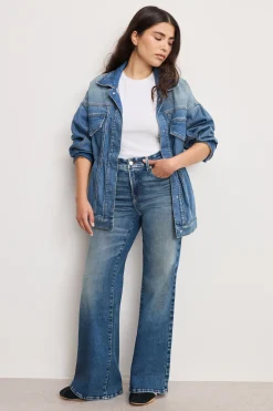 soft tech good petite palazzo jeans