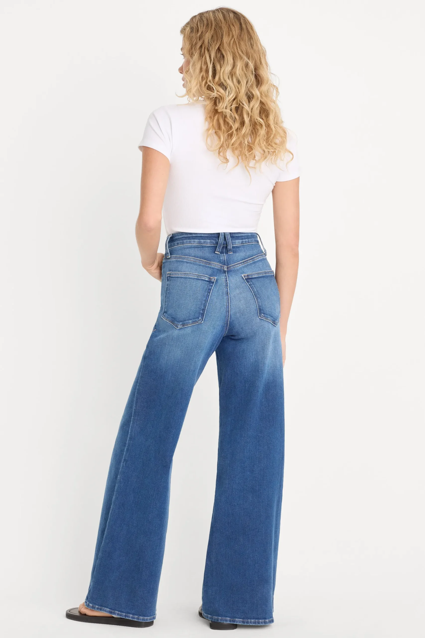 soft tech good petite palazzo jeans