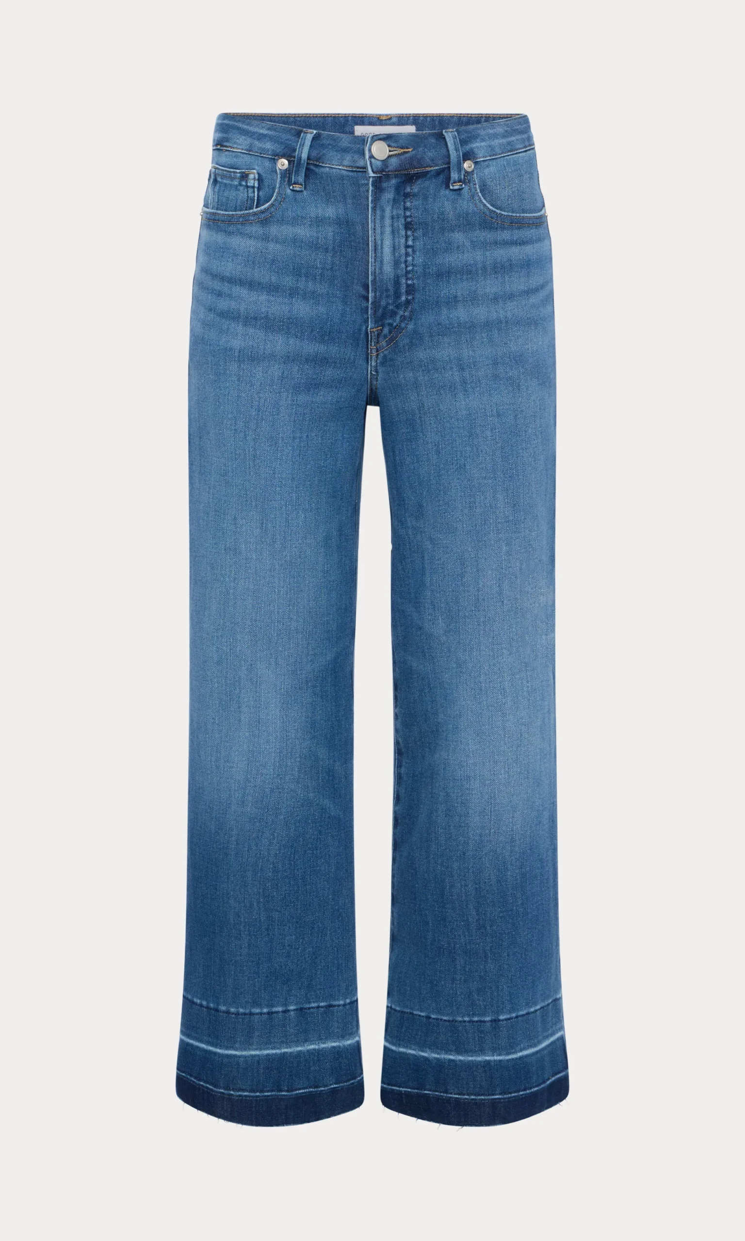 soft tech good waist palazzo cropped jeans