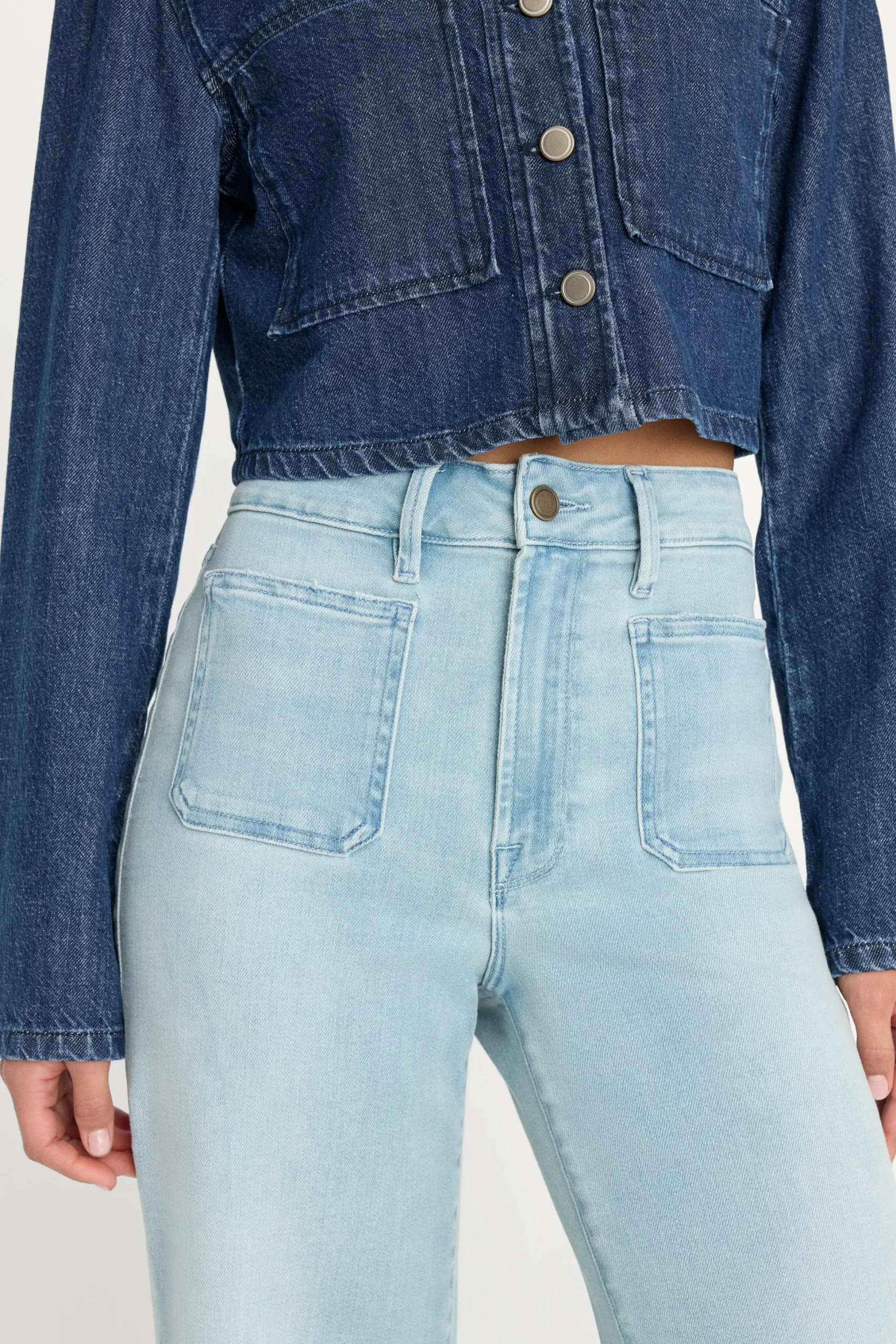 soft tech good waist palazzo jeans