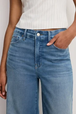 soft tech good waist palazzo jeans
