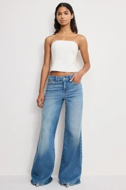 soft tech good waist palazzo jeans