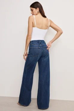 soft tech good waist palazzo jeans