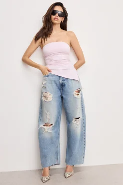 super stretch jersey tube top