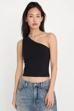super stretch one shoulder tank