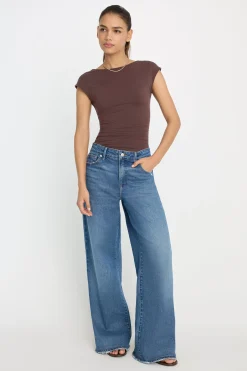 super stretch open back body suit