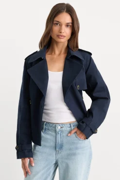 the cropped trench jacket