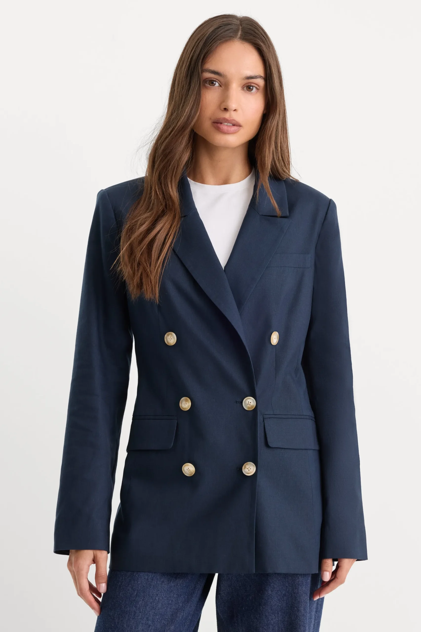 the double breasted blazer