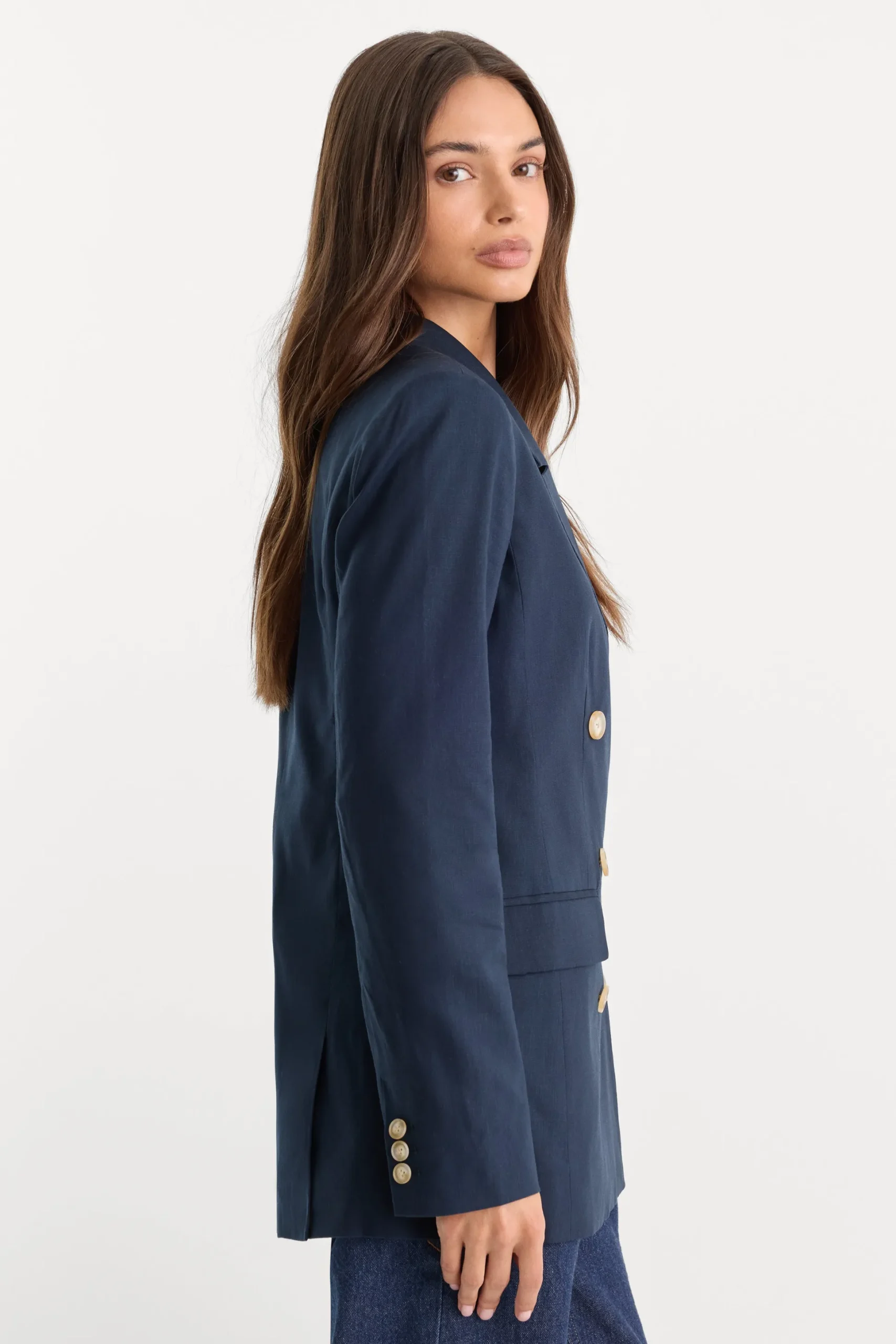 the double breasted blazer