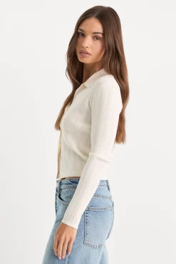 the ladder rib cardigan