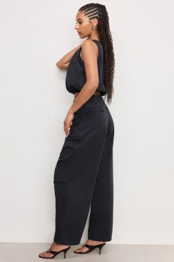 twill parachute pants
