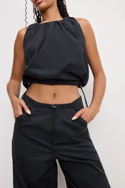 twill parachute pants