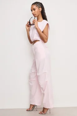twill parachute pants