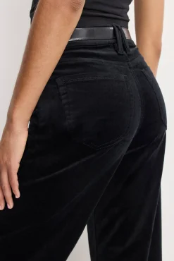 velvet good waist palazzo pants