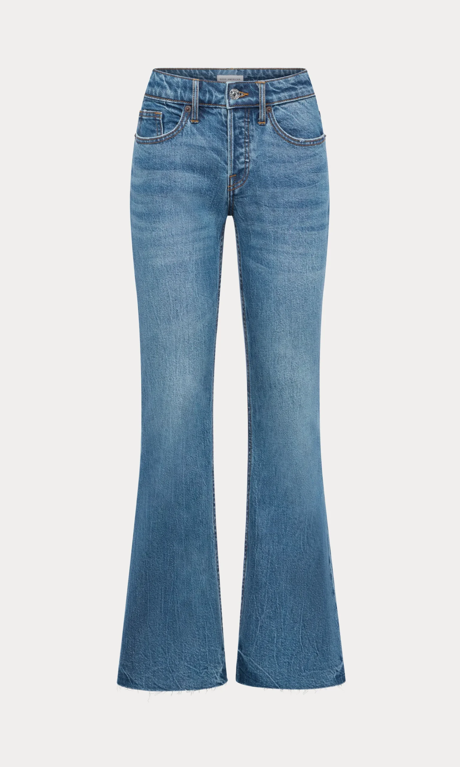 vintage low relaxed flare jeans
