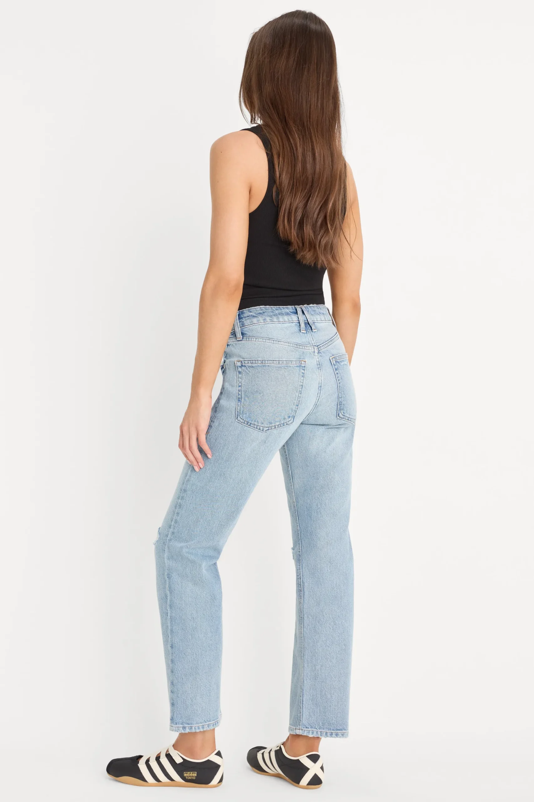 vintage straight ankle jeans