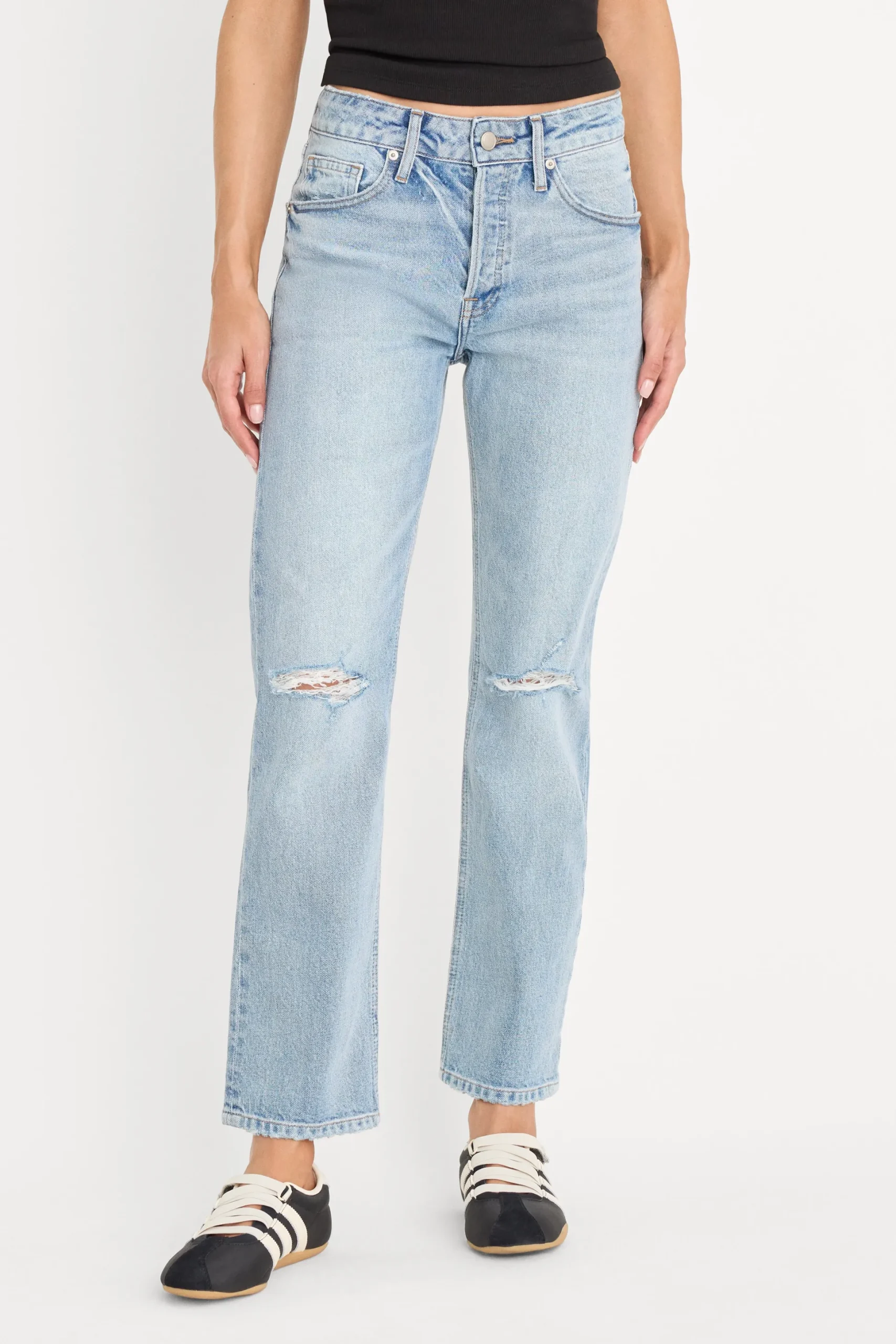 vintage straight ankle jeans