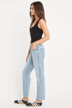 vintage straight ankle jeans