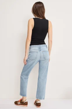 vintage straight ankle jeans