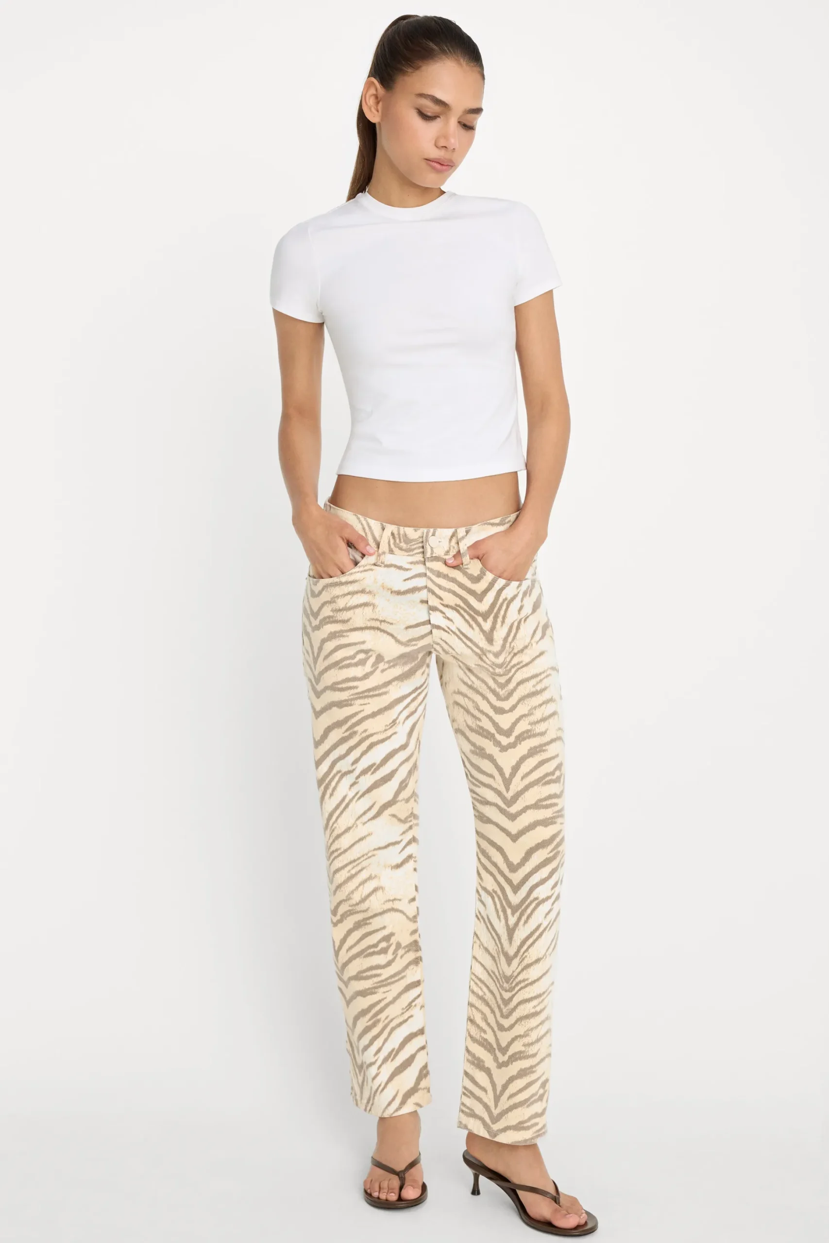vintage straight ankle jeans