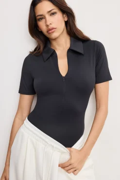 weightless collared bodysuit