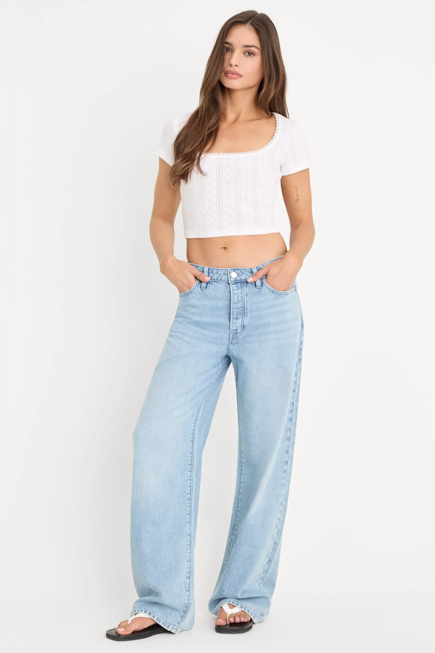 weightless wide jeans